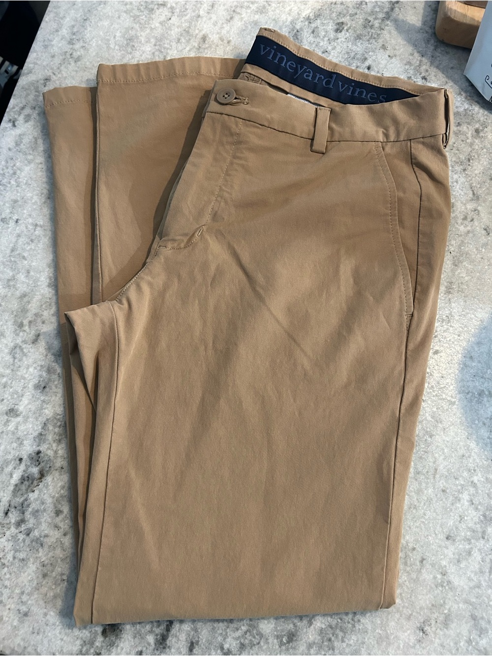 Vineyard Vines Khaki/Tan Slim Chino Pants
